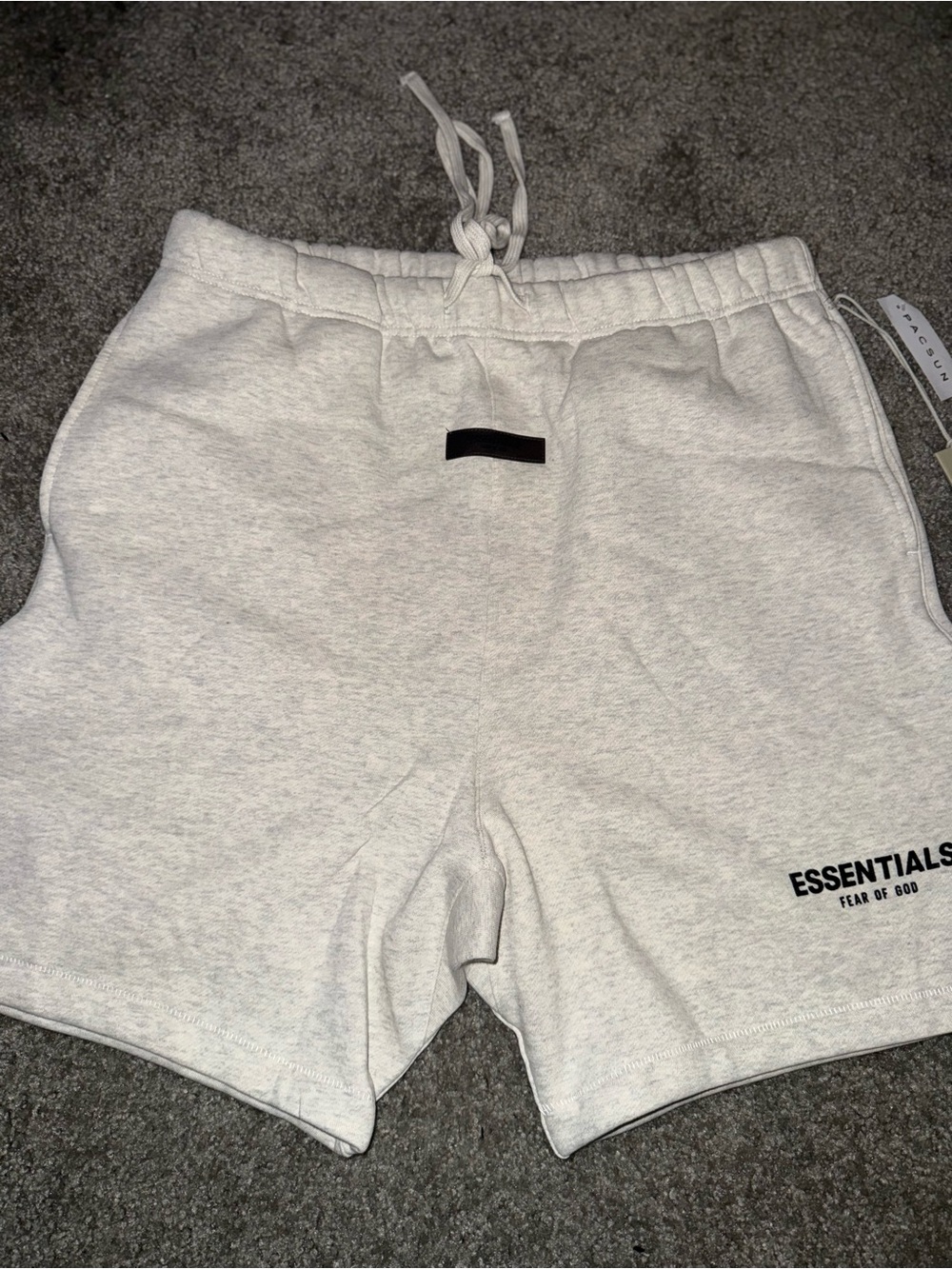 Fear of God Essentials Light Heather Gray Athletic Shorts